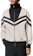 Purchase LOUIS VUITTON SS24 Jaket High-Neck Garis Putih Pria dengan Ritsleting 1AFQP