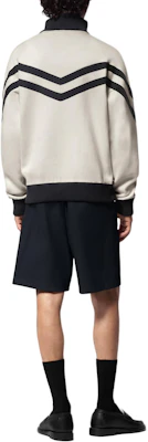 LOUIS VUITTON SS24 Jaket High-Neck Garis Putih Pria dengan Ritsleting 1AFQP Details for LOUIS VUITTON SS24 Jaket High-Neck Garis Putih Pria dengan Ritsleting 1AFQP