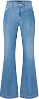 LOUIS VUITTON SS24 Washed Logo Embroidered Mid-Rise Flare Pants Blue Men’s. 1AFQWO LOUIS VUITTON SS24 Washed Logo Embroidered Mid-Rise Flare Pants Blue Men’s. 1AFQWO