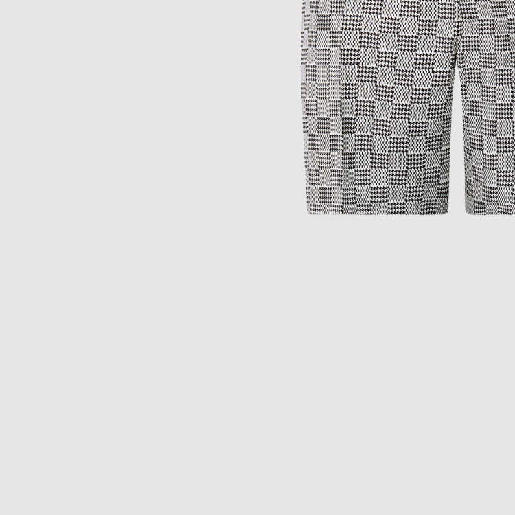 Sizing Louis Vuitton SS24 x Pharrell Patchwork Houndstooth Slim Fit Shorts Multicolor Men. 1AFIZ7