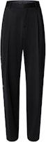 LOUIS VUITTON SS25 Black Knit Pleated Embroidered Track Pants. 1AGTNJ LOUIS VUITTON SS25 Black Knit Pleated Embroidered Track Pants. 1AGTNJ