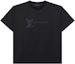 Order LOUIS VUITTON SS25 Kaos Crewneck Logo Hitam 1AGTSB