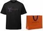 Shop LOUIS VUITTON SS25 Kaos Crewneck Logo Hitam 1AGTSB