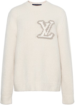 LOUIS VUITTON SS25 Spring Summer Monogram Pullover Sweater White. 1AHEC0 Order LOUIS VUITTON SS25 Spring Summer Monogram Pullover Sweater White. 1AHEC0