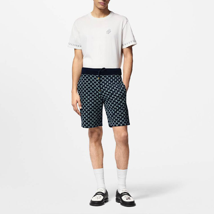 Lookbook LOUIS VUITTON SS25 Alphabet Print Loose Fit White Tee 1AFQS9