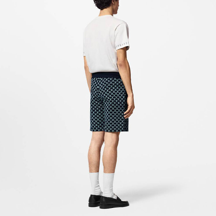 Shop LOUIS VUITTON SS25 Alphabet Print Loose Fit White Tee 1AFQS9