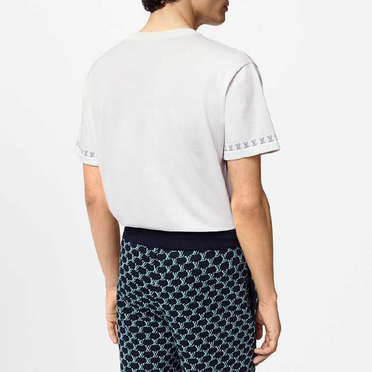 Purchase LOUIS VUITTON SS25 Alphabet Print Loose Fit White Tee 1AFQS9