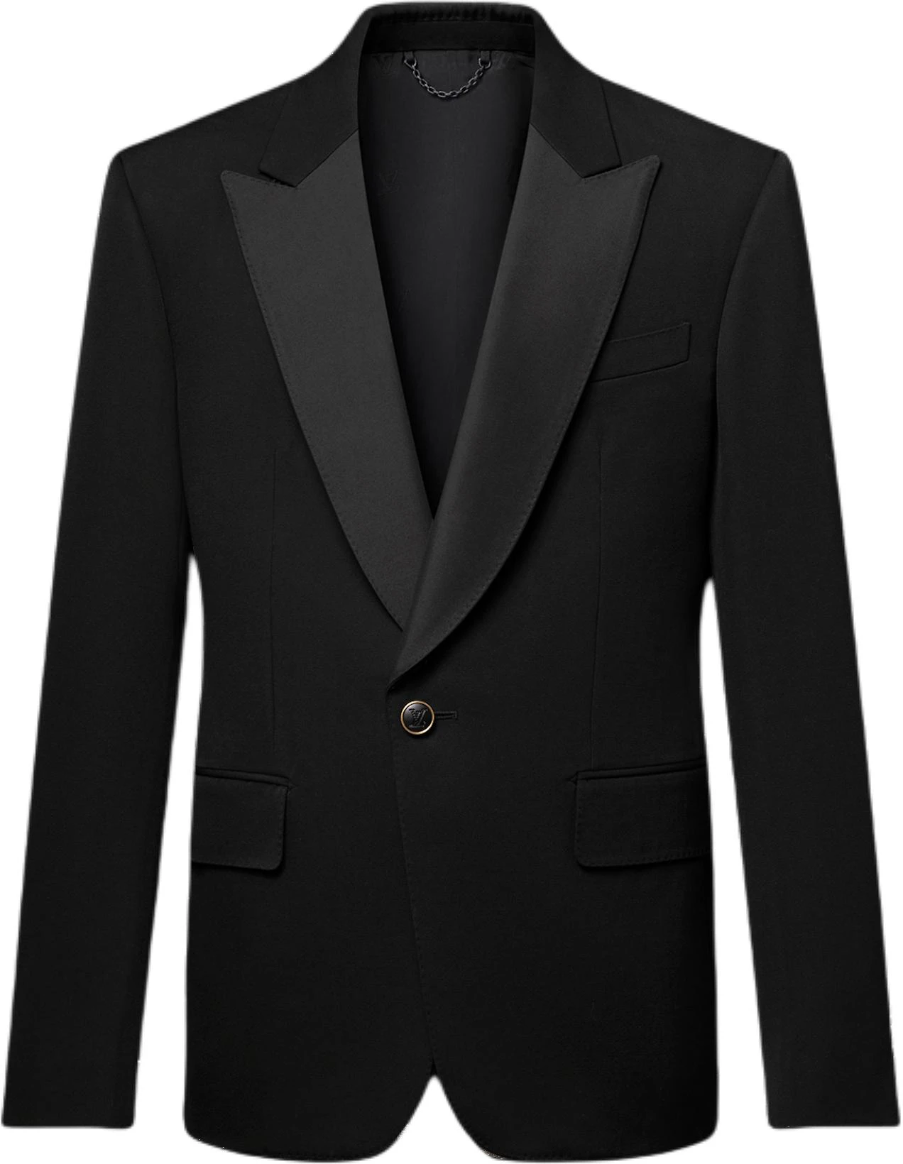 louis-vuitton-ss-25-black-silk-rhinestone-button-single-breasted-blazer-1-agmsu