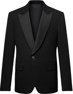 Louis Vuitton SS25 Black Silk Rhinestone Button Single-Breasted Blazer 1AGMSU Buy Louis Vuitton SS25 Black Silk Rhinestone Button Single-Breasted Blazer 1AGMSU