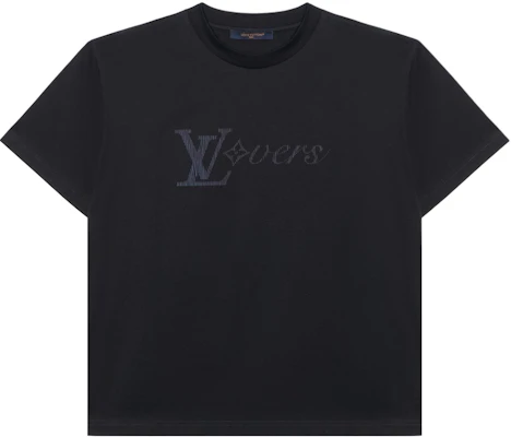 LOUIS VUITTON SS25 Logo Crewneck Short Sleeve T-Shirt Black 1AGTSD Buy LOUIS VUITTON SS25 Logo Crewneck Short Sleeve T-Shirt Black 1AGTSD