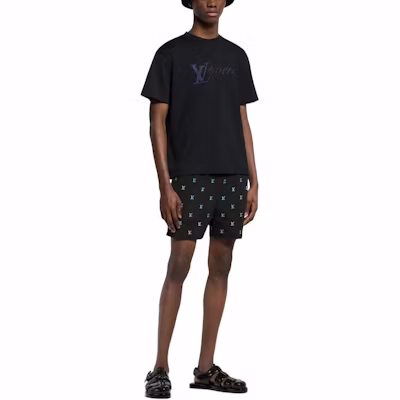 LOUIS VUITTON SS25 Logo Crewneck T-Shirt Black 1AGTSE Details for LOUIS VUITTON SS25 Logo Crewneck T-Shirt Black 1AGTSE