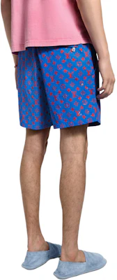 LOUIS VUITTON SS25 Pantalones Cortos Playa Azul Hombre Cintura Elástica Monograma 1AHVZQ Shop LOUIS VUITTON SS25 Pantalones Cortos Playa Azul Hombre Cintura Elástica Monograma 1AHVZQ