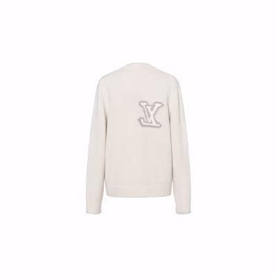路易威登 SS25 白色字母针织衫 春季系列 1AHEC3 Lookbook 路易威登 SS25 白色字母针织衫 春季系列 1AHEC3