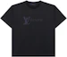 Order ルイ・ヴィトン SS25 スプリング ロゴ クルーネック Tシャツ ブラック 1AGTSF