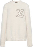LOUIS VUITTON SS25 Spring Summer Monogram Pullover Sweater White 1AHEBY LOUIS VUITTON SS25 Spring Summer Monogram Pullover Sweater White 1AHEBY