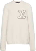 LOUIS VUITTON SS25 Spring Summer Monogram Sweater White 1AHEBZ LOUIS VUITTON SS25 Spring Summer Monogram Sweater White 1AHEBZ
