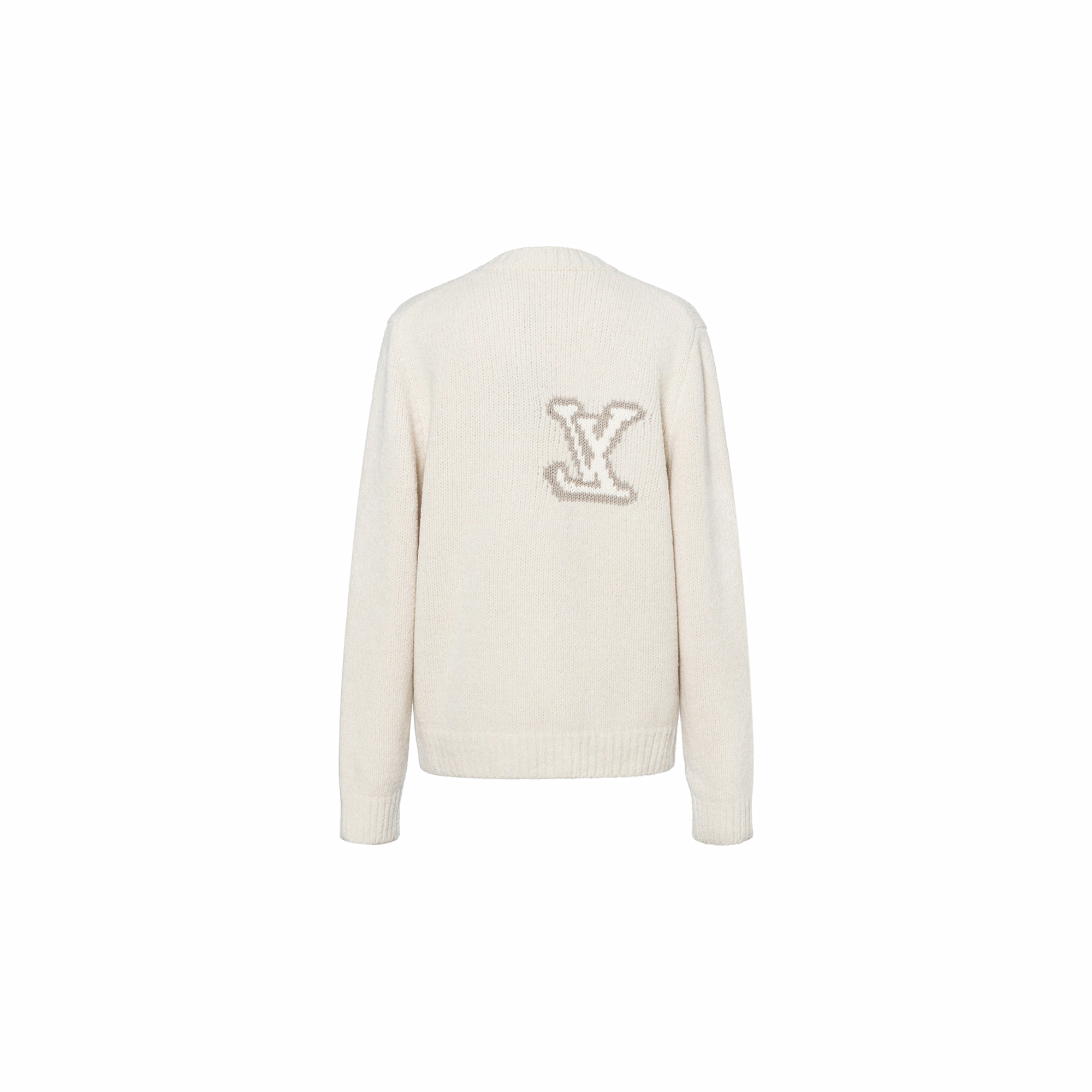 LOUIS VUITTON SS25 Spring Summer Monogram Sweater White 1AHEBZ 圖 3