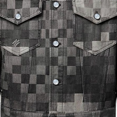 LOUIS VUITTON SS25 Spring Summer Single-Breasted Distressed Jacket Multicolor 1AHEBH Details for LOUIS VUITTON SS25 Spring Summer Single-Breasted Distressed Jacket Multicolor 1AHEBH