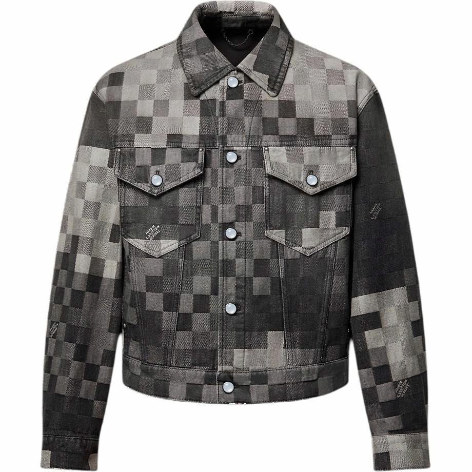 Order LOUIS VUITTON SS25 Spring Summer Single-Breasted Washed Jacket Multicolor 1AHEBF