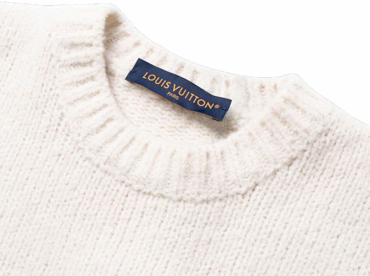 路易威登 SS25 白色经典印花套头毛衣 春夏系列 1AHEC4 Shop 路易威登 SS25 白色经典印花套头毛衣 春夏系列 1AHEC4