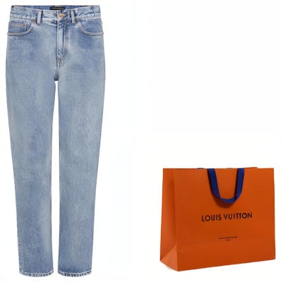 루이비통 스탠다드 포켓 워싱 데님 진 블루 1A7XZ Cheap 루이비통 스탠다드 포켓 워싱 데님 진 블루 1A7XZ