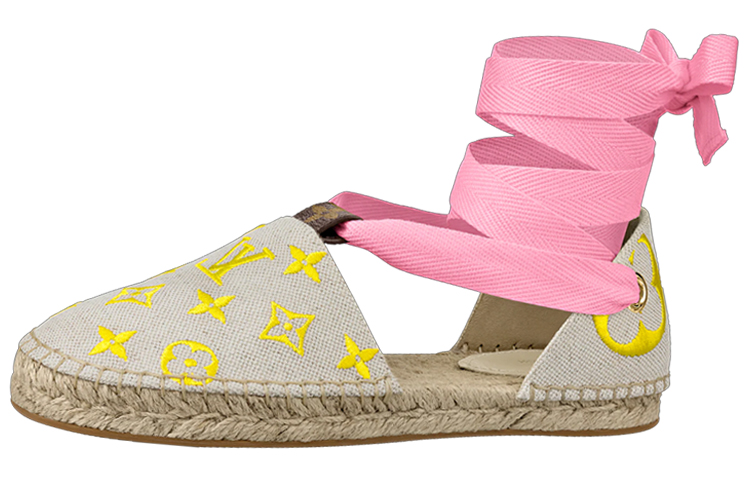 Louis Vuitton Starboard Espadrilles 'Pink' 1A8GCW