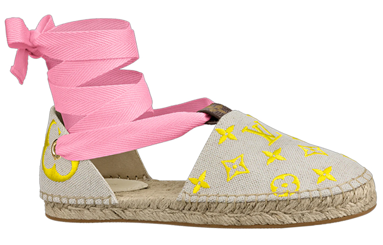 Order Louis Vuitton Starboard Espadrilles 'Pink' 1A8GCW
