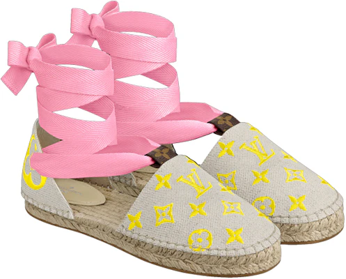 Louis Vuitton Starboard Espadrilles 'Pink' 1A8GCW Lookbook Louis Vuitton Starboard Espadrilles 'Pink' 1A8GCW