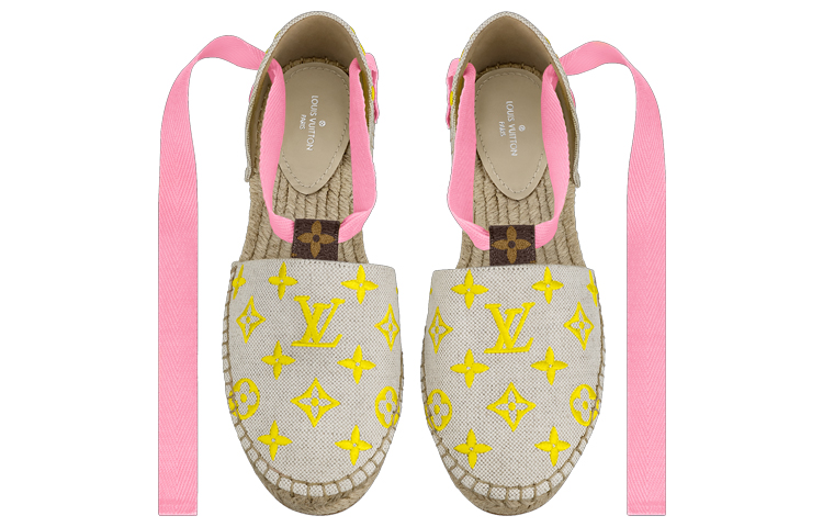 Shop Louis Vuitton Starboard Espadrilles 'Pink' 1A8GCW