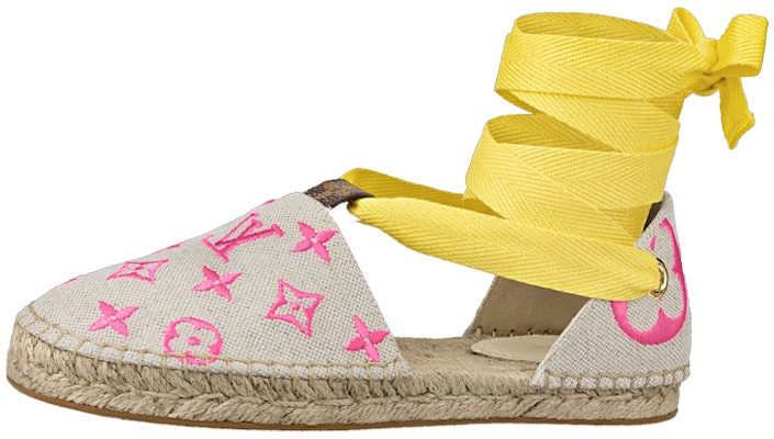 Louis Vuitton Starboard Sandals 'Beige Pink Yellow' 1A8GC2 Order Louis Vuitton Starboard Sandals 'Beige Pink Yellow' 1A8GC2