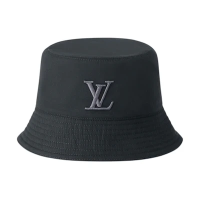 LOUIS VUITTON Street Style Black Cotton Bucket Hat M5059L