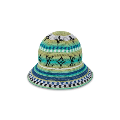 Louis Vuitton Striped Knit Bucket Hat Multicolor for Men. M7141M