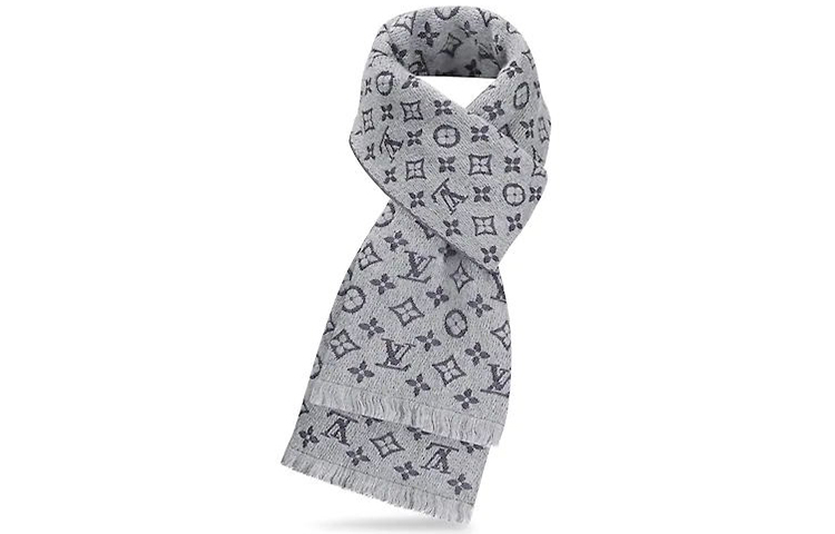 Louis Vuitton Stylish Wool Knit Scarf in Gray for Men M70932 圖 2