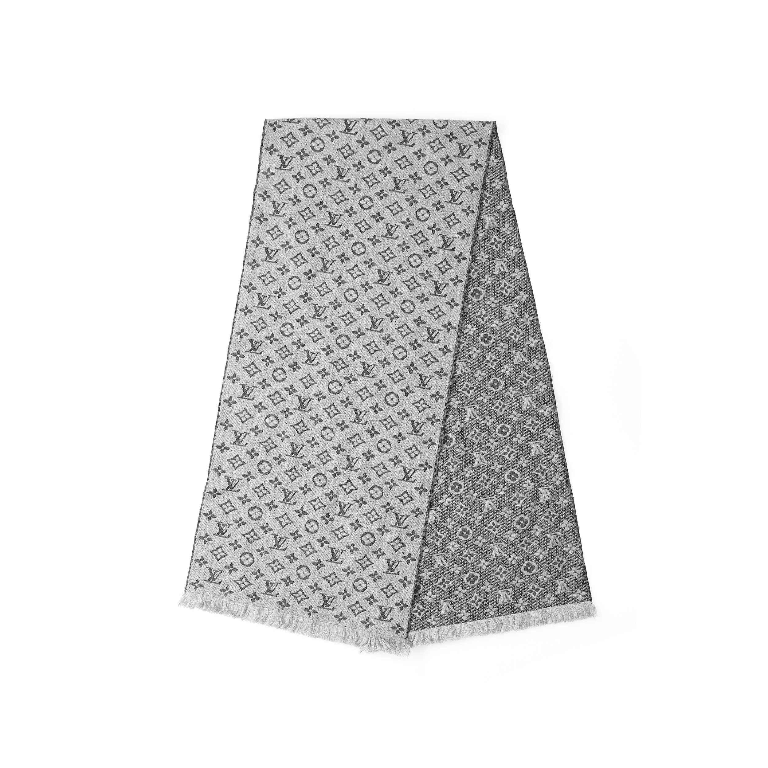 Louis Vuitton Stylish Wool Knit Scarf in Gray for Men M70932 圖 4