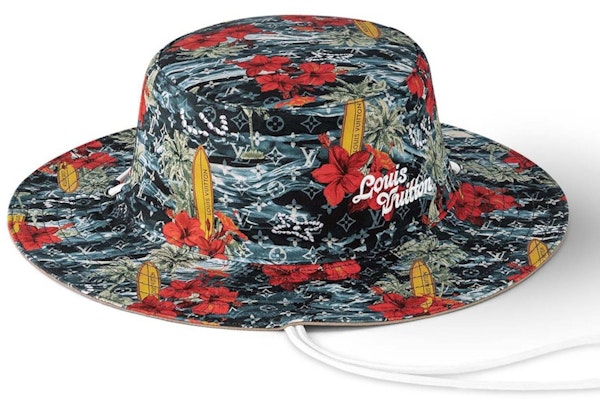 Louis Vuitton Surfin' Monogram Explorer Reversible Bucket Hat Navy Buy Louis Vuitton Surfin' Monogram Explorer Reversible Bucket Hat Navy
