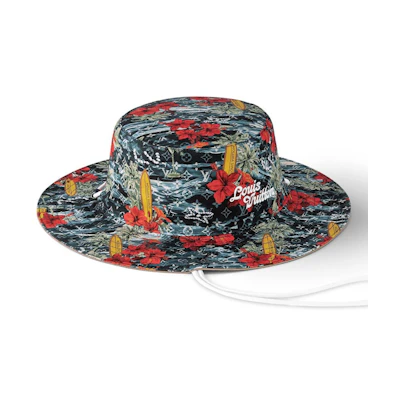 Louis Vuitton Surfin' Monogram Explorer Reversible Bucket Hat Navy