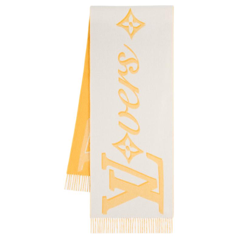 Order 路易威登男士流苏装饰羊毛围巾白色 M90810