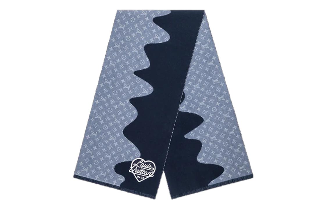 Louis Vuitton Tassel Wave Wool Knit Scarf Unisex MP3255 圖 2