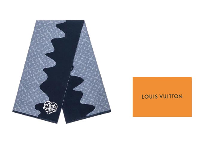 Louis Vuitton Tassel Wave Wool Knit Scarf Unisex MP3255 圖 5