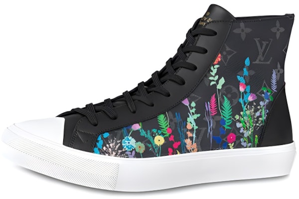 Louis Vuitton Tattoo Ankle Sneakers 'Black Monogram with Garden' 1A7R2A Buy Louis Vuitton Tattoo Ankle Sneakers 'Black Monogram with Garden' 1A7R2A