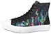 Louis Vuitton Tattoo Ankle Sneakers 'Black Monogram with Garden' 1A7R2A