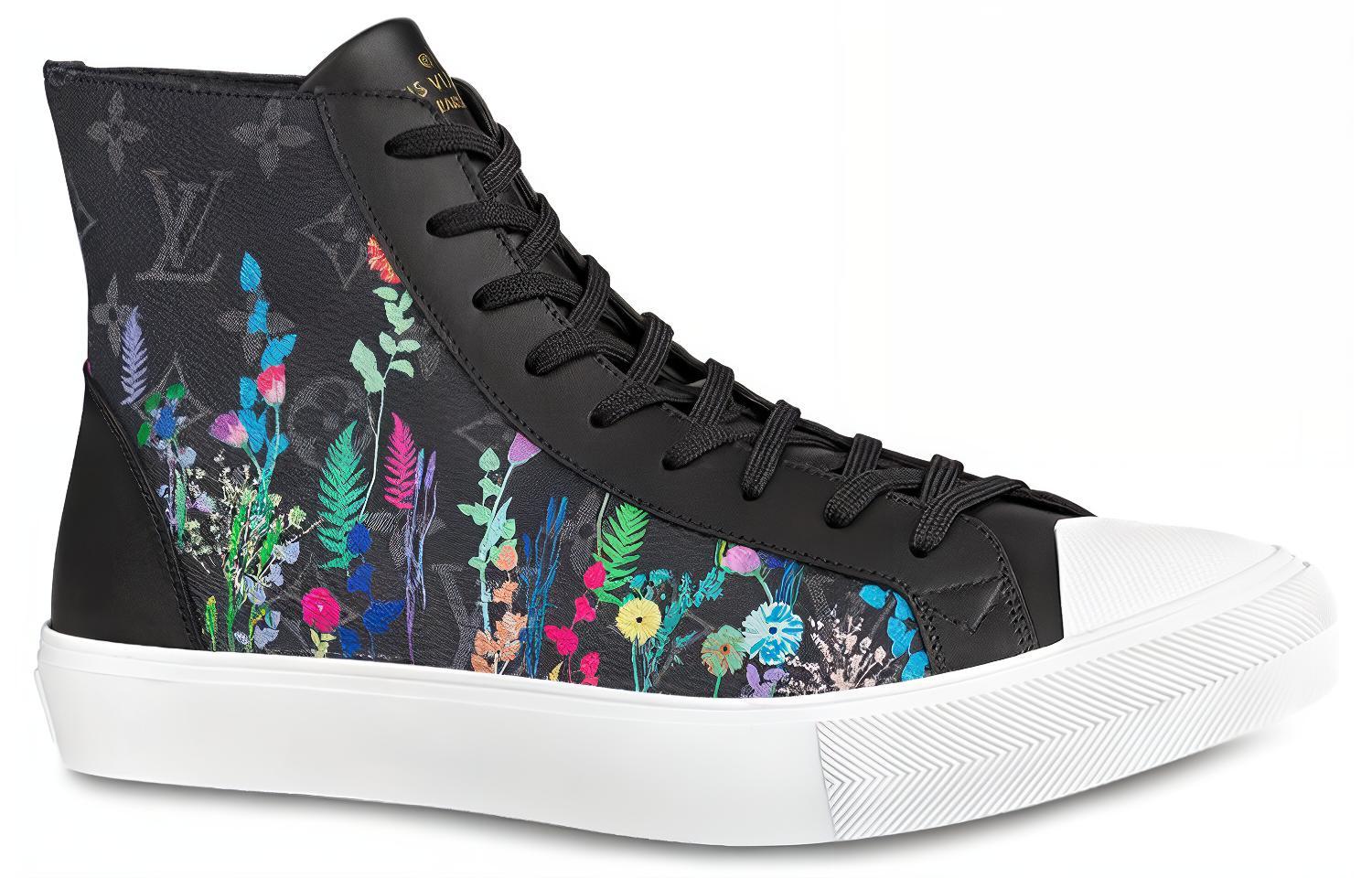 Order Sneakers Louis Vuitton Tattoo alla Caviglia ''Nero Monogram con Garden'' 1A7R2A
