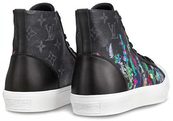 Louis Vuitton Tattoo Ankle Sneakers 'Black Monogram with Garden' 1A7R2A Lookbook Louis Vuitton Tattoo Ankle Sneakers 'Black Monogram with Garden' 1A7R2A