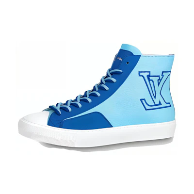 LV Tattoo Ankle Sneakers 'Blue'