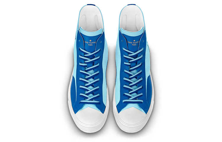 Lookbook Louis Vuitton Tattoo Ankle Sneakers 'Biru' 1A8XVW