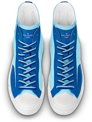 Louis Vuitton Tattoo Ankle Sneakers 'Blue' 1A8XVW Lookbook Louis Vuitton Tattoo Ankle Sneakers 'Blue' 1A8XVW