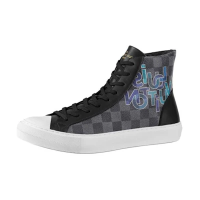 LV Tattoo Ankle Sneakers 'Grey'