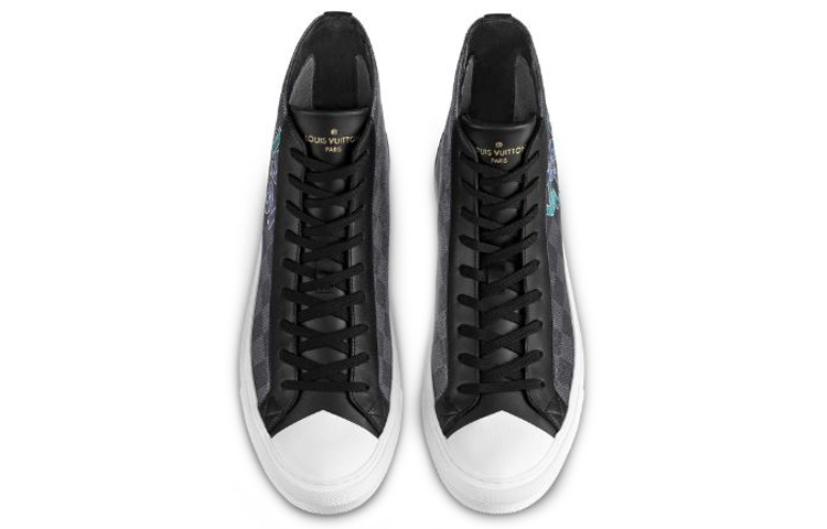 Lookbook Louis Vuitton Tatu Buku Lali Sneakers 'Kelabu' 1A7Q9G