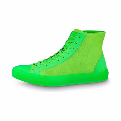 LV Tattoo Ankle Sneakers 'Neon Green'