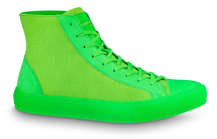 Order Louis Vuitton Tattoo Ankle Sneakers 'Hijau Neon' 1A8K9U